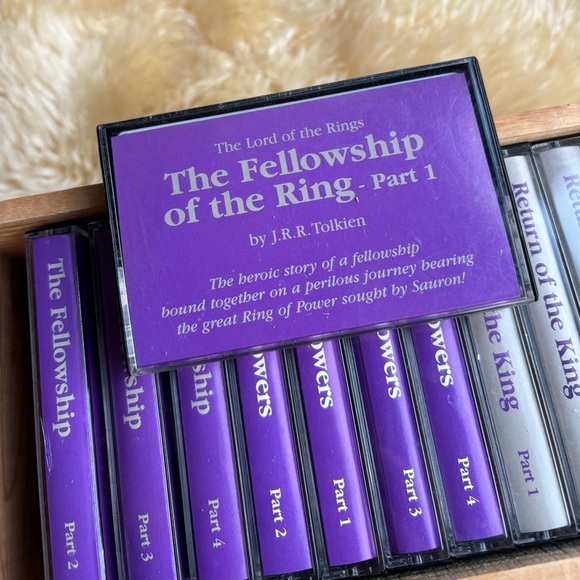 Vintage Lord of the Rings Cassette Tape Set - Picture 3 of 4